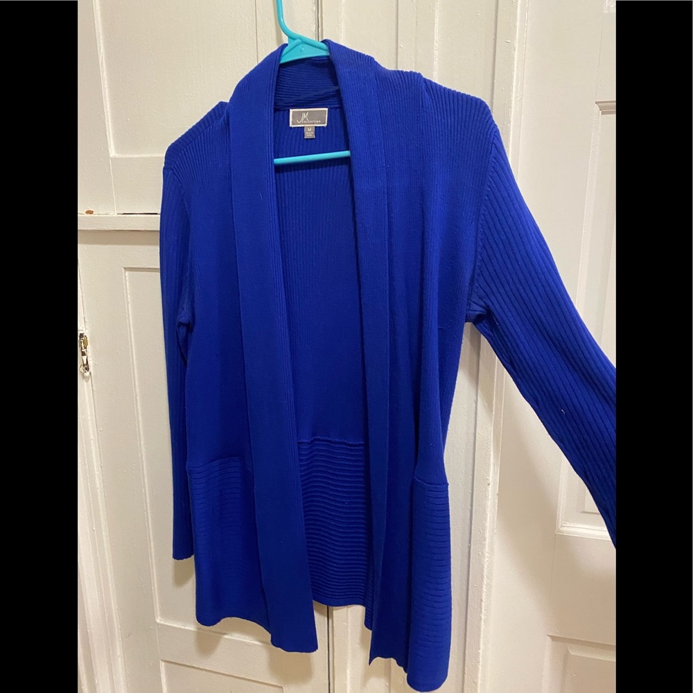 Soft Long Blue Cardigan Size M